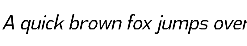 Preview of Athabasca Condensed Book Italic font