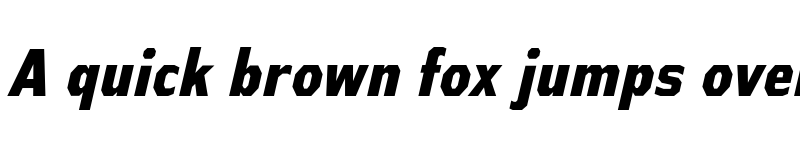 Preview of Athabasca Condensed ExtraBold Italic font