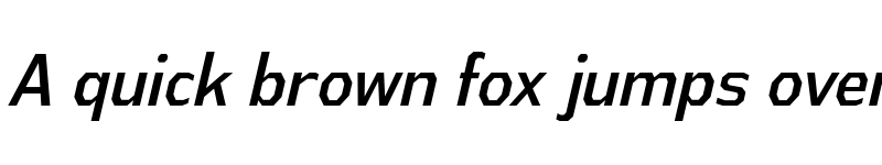 Preview of Athabasca Condensed Italic font