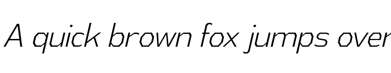 Preview of Athabasca Condensed Light Italic font