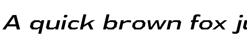 Preview of Athabasca Expanded Italic font