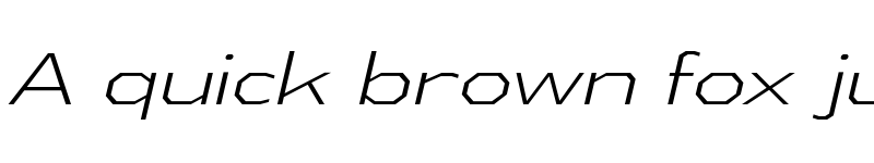 Preview of Athabasca Expanded Light Italic font