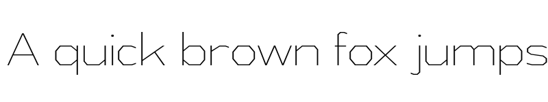 Preview of Athabasca ExtraLight font