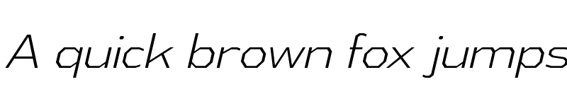 Preview of Athabasca Light Italic font