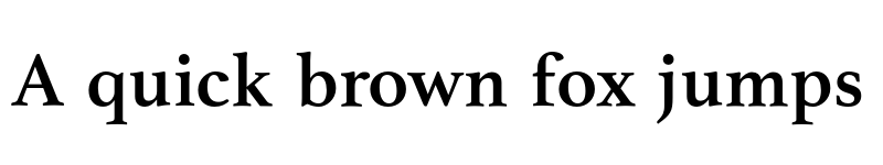 Preview of Athelas Arabic SemiBold font