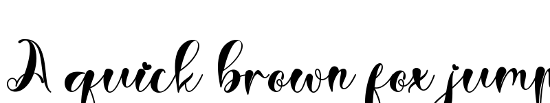 Preview of Atheline Regular font