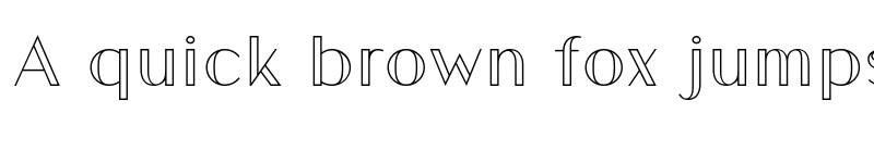 Preview of Athena Inline font