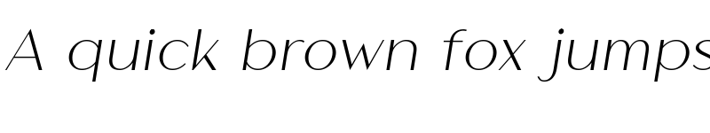 Preview of Athena Light Italic font