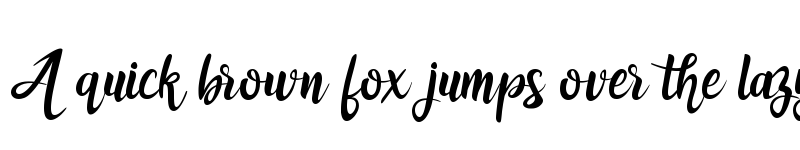 Preview of athika Regular font