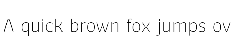 Preview of Athiti ExtraLight font