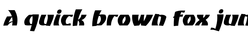 Preview of Atiku personal use Black Slanted font