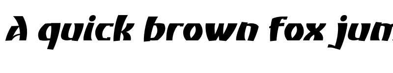 Preview of Atiku personal use Extra Bold Slanted font