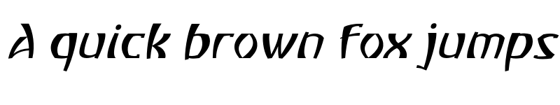 Preview of Atiku personal use Extra Light Slanted font