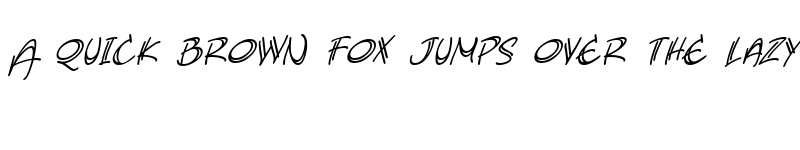 Preview of AtlandSketches BB Italic font