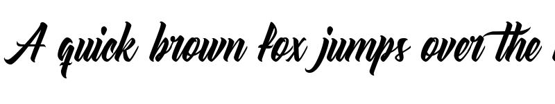 Preview of Atlantica Regular font