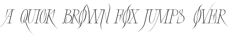 Preview of Atonic Regular font