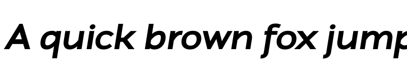 Preview of Atozimple ExtraBold Italic font