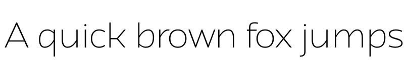 Preview of Atozimple ExtraLight Regular font