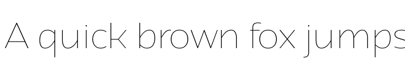 Preview of Atozimple Thin Regular font