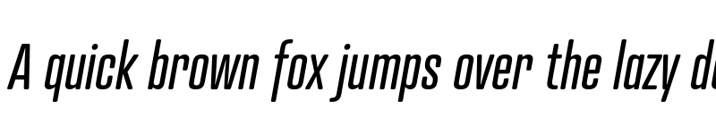 Preview of Atrament Italic font