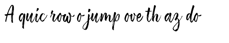 Preview of ATS-Script ? font