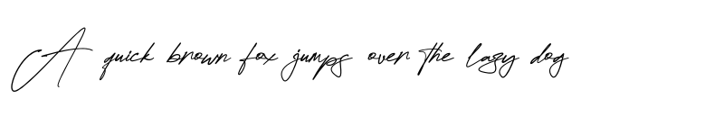 Preview of Attallia Signature Personal Use Only Regular font