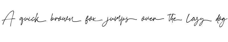 Preview of Attang Script Regular font