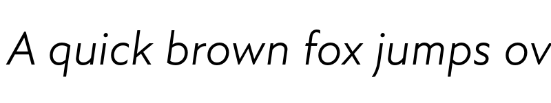 Preview of Atten New Book Italic font