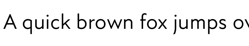 Preview of Atten New Regular font