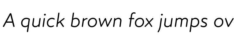 Preview of Atten Round New Book Italic font