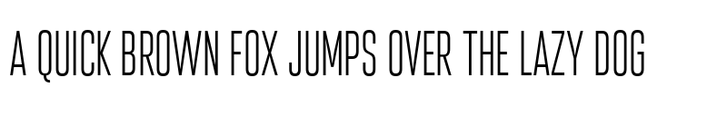 Preview of Attentica 4F UltraLight font