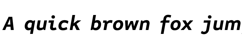 Preview of Attribute Text Bold Italic font