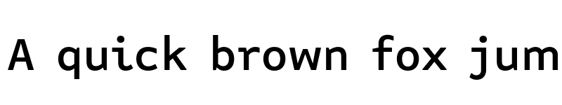 Preview of Attribute Text Medium font