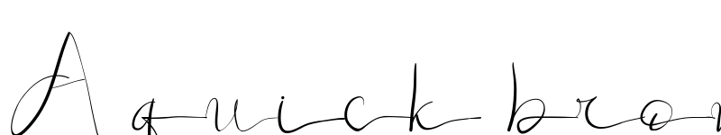 Preview of Atunia Tursina CANDEN font