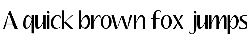 Preview of Aubrey Regular font