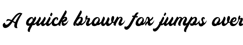 Preview of Auckland Script Free Regular font