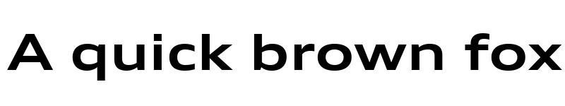 Preview of Audi Type Extended Bold font