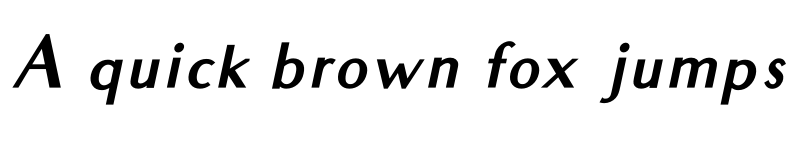 Preview of Audrey Bold Italic font