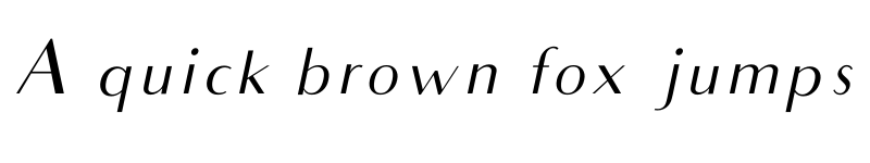 Preview of Audrey Italic font