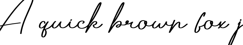 Preview of Audrey Signature Regular font