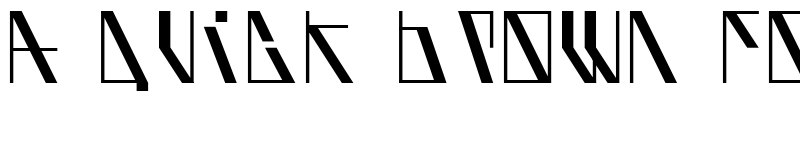 Preview of AufBliK Regular font