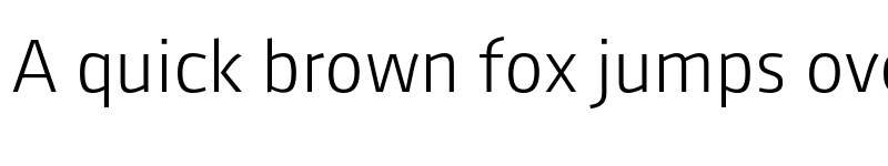 Preview of August Sans Reduced 45 Light font