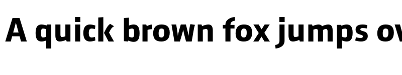 Preview of August Sans Reduced 75 Bold font