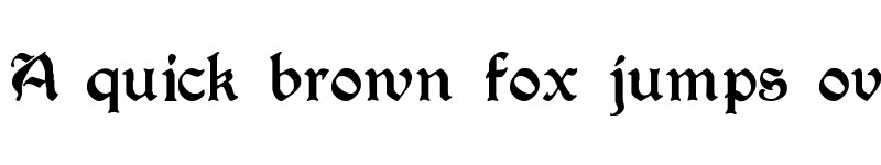 Preview of Augusta Regular font