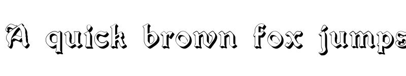 Preview of Augusta Shadow Regular font