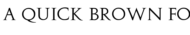 Preview of Augustus Regular font