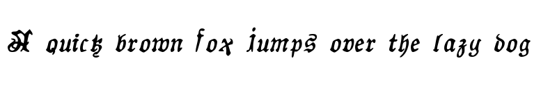 Preview of AuldMagick Bold Italic font