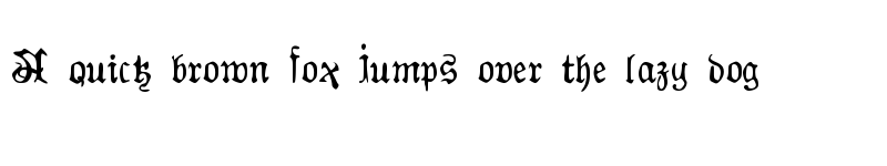 Preview of AuldMagick Regular font