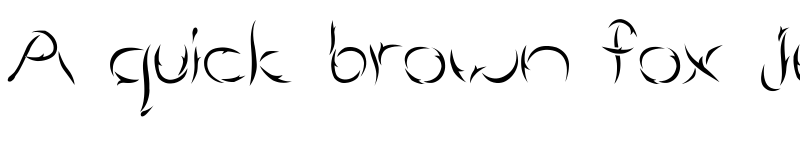 Preview of Aumakua Regular font