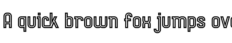 Preview of Aurach Bi Regular font